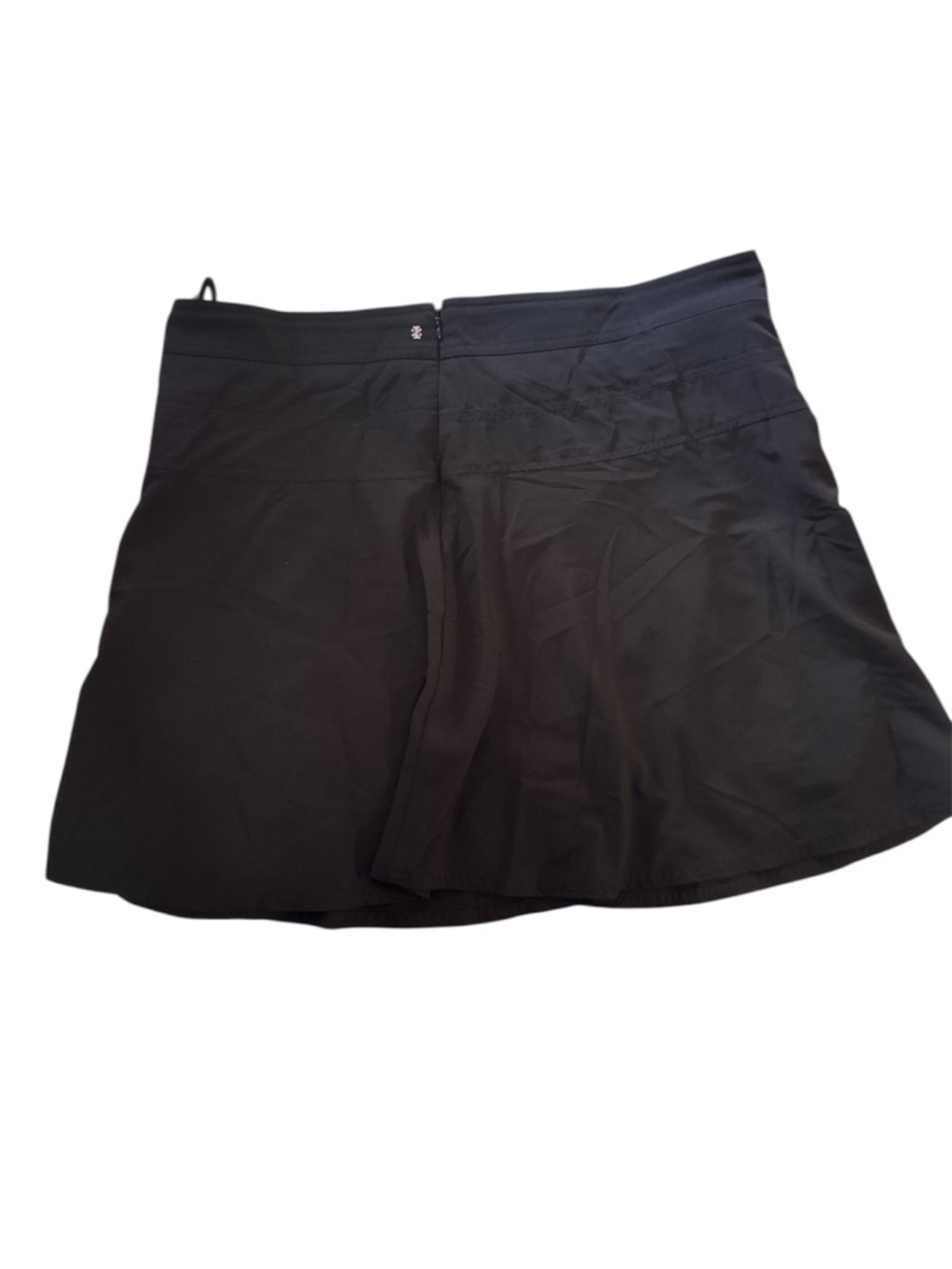 Izod Black Athletic Skirt, attached shorts, Skort, moisture wicking, Sz 18 - Picture 3 of 9